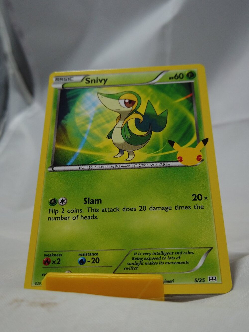 Pokemon Snivy 5/25 McDonald's Collection 2021 None NM